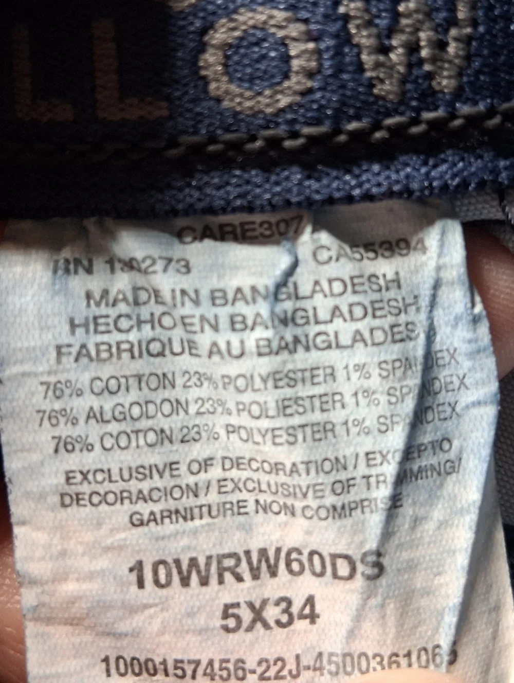 Wrangler Willow Ultimate Riding Jeans Women's 5x34 Blue Bootcut Stretch 10WRW60D - Picture 10 of 10